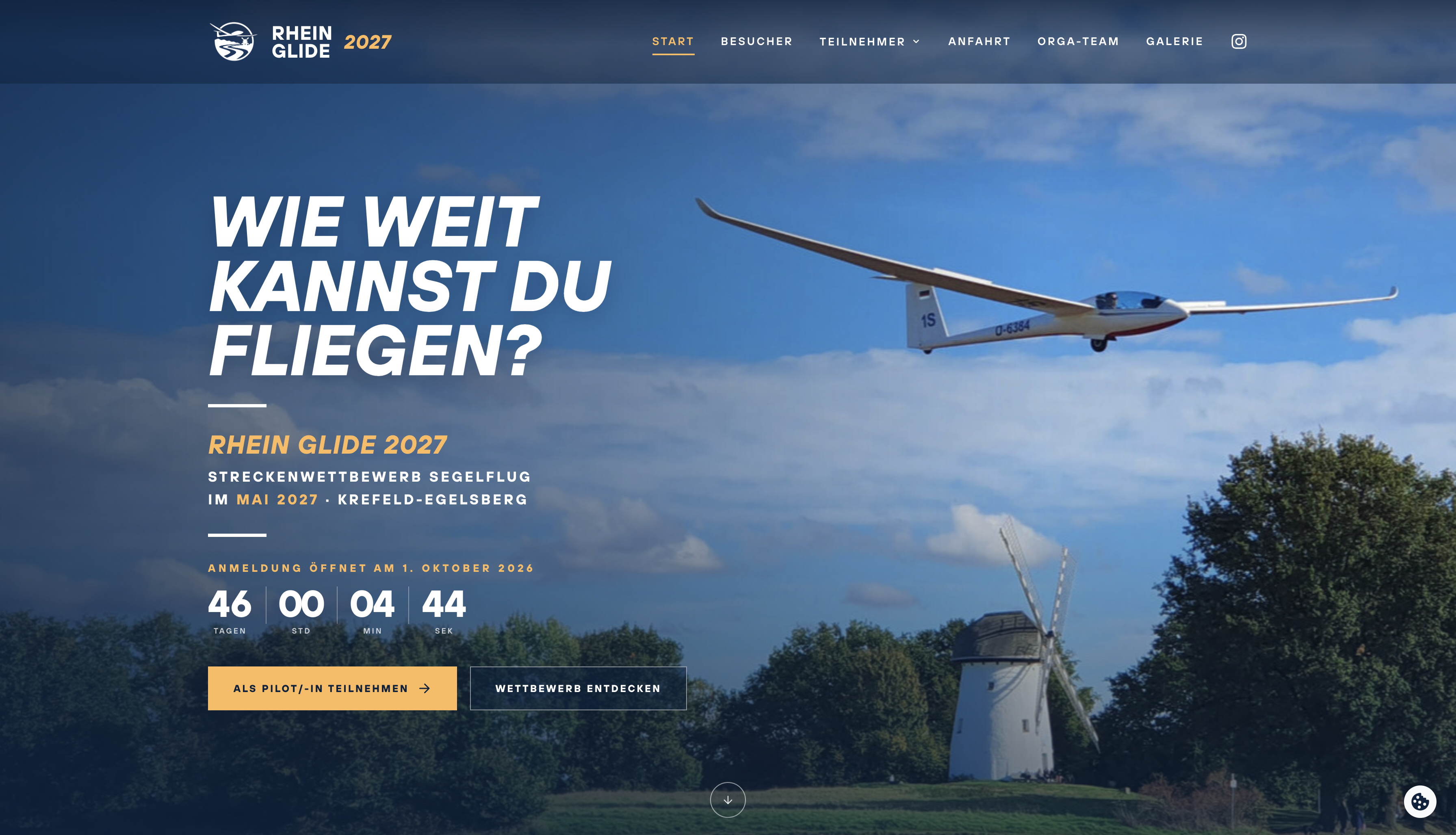 Rhein Glide – öffentliche Webseite